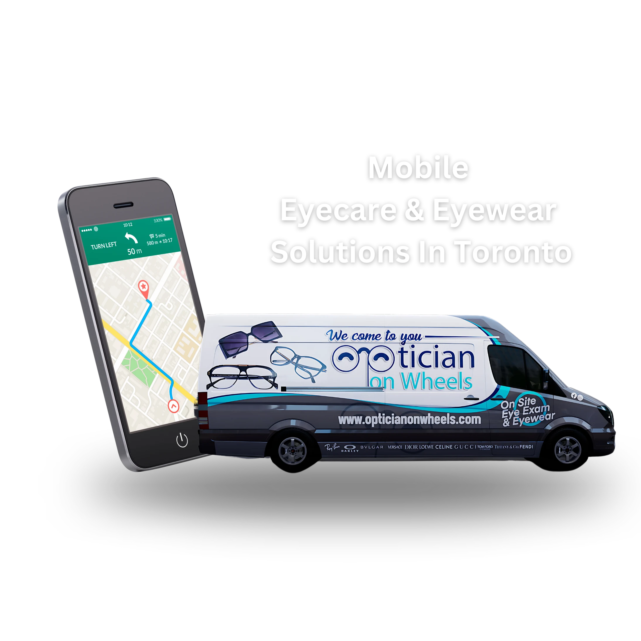 Optometry and optician services on the go in Toronto Optician On Wheels